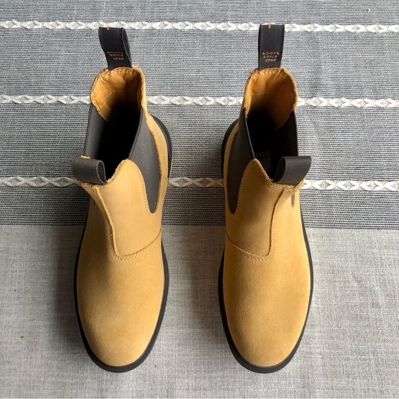 Excellent Sorel Hi-Line Chelsea Platform Boots in Camel Suede Size 9, Worn Once! - Picture 3 of 9